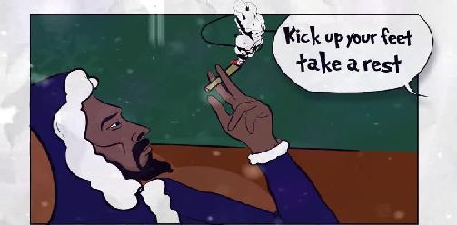 Snoop Dogg - Sparked One Up With Santa Claus